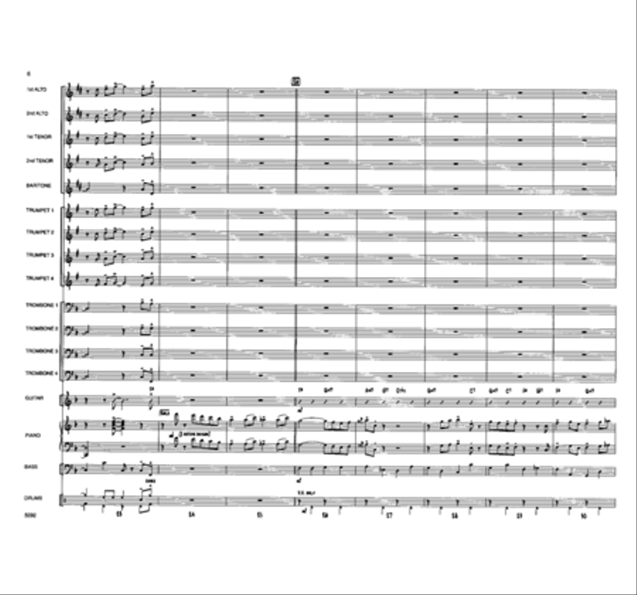 O Christmas Tree Jazz Ensemble scores gallery preview page 5