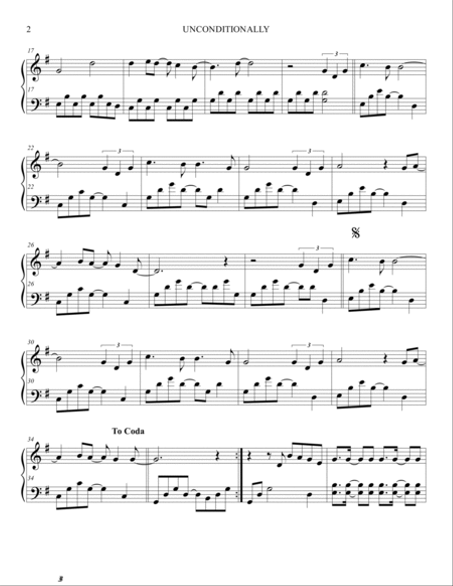 Unconditionally Unconditionally Harp scores gallery preview page 2