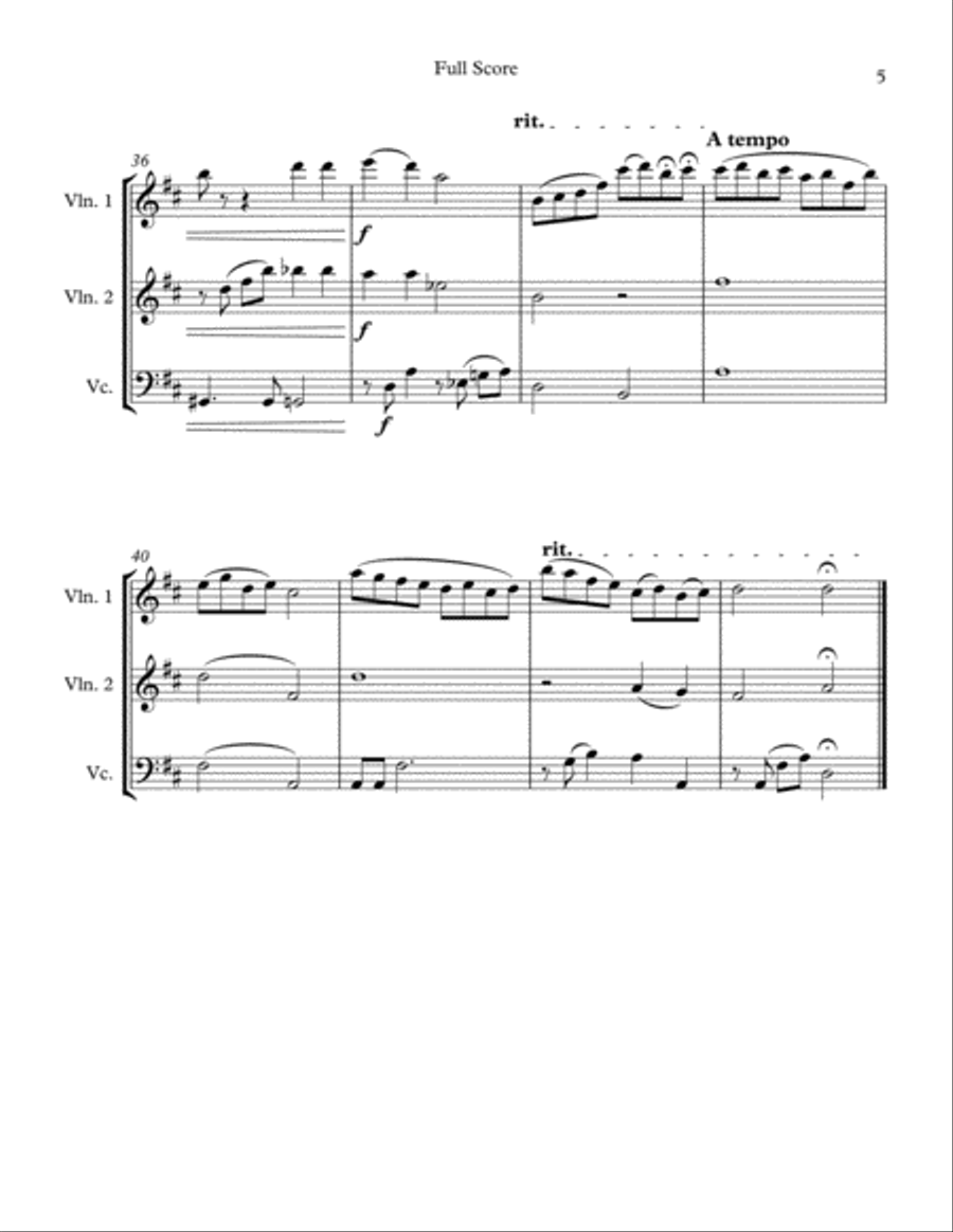 Isn't It Romantic? Isn't It Romantic? String Trio scores gallery preview page 5