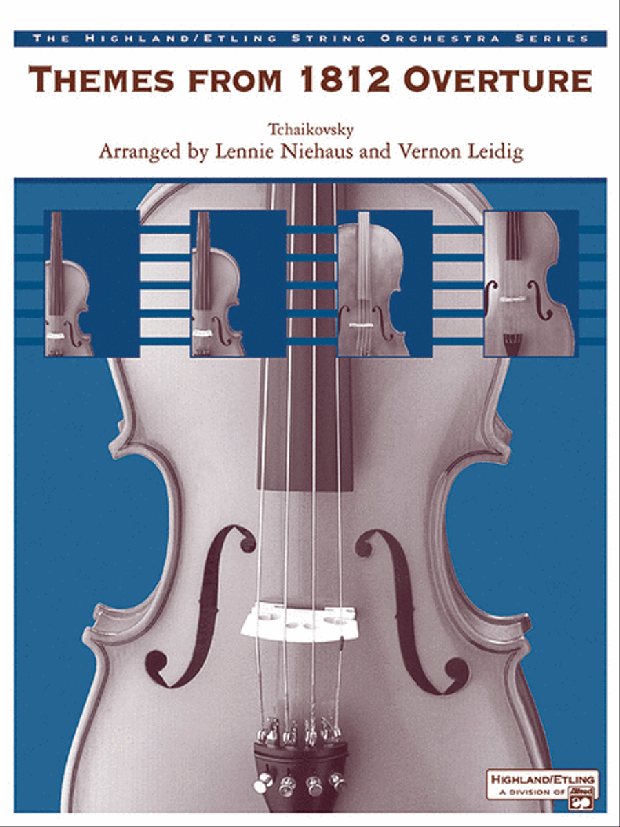 Themes from the 1812 Overture by Peter Ilyich Tchaikovsky String Orchestra - Sheet Music