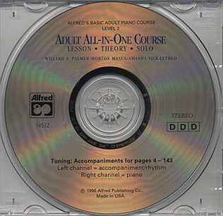 Alfred's Adult All-in-One Piano Course - Level 2 (CD)
