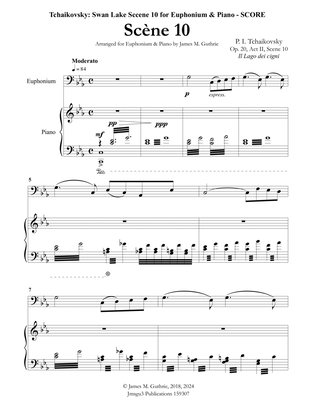Tchaikovsky: Scene 10 from Swan Lake for Euphonium & Piano