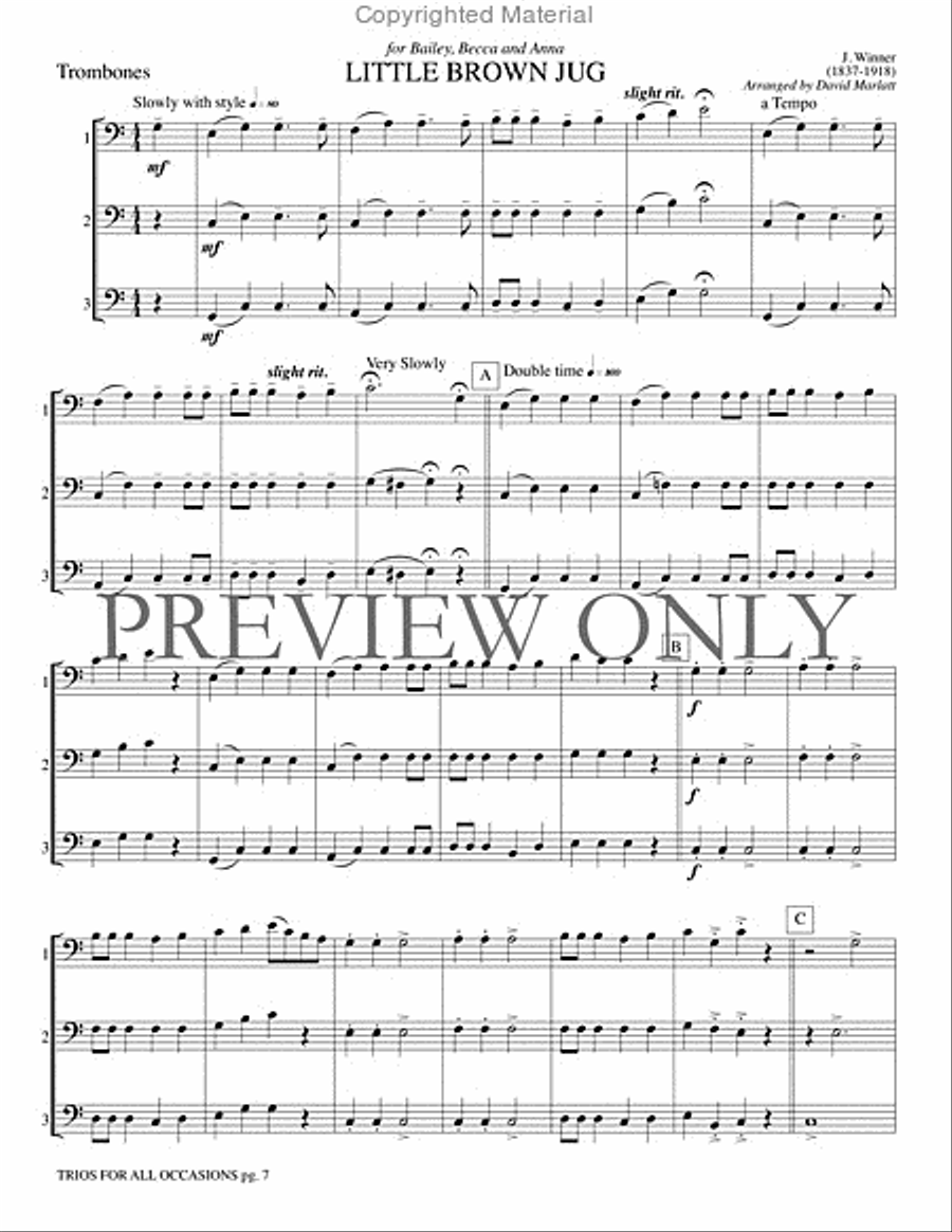 Trios for All Occasions Small Ensemble scores gallery preview page 8