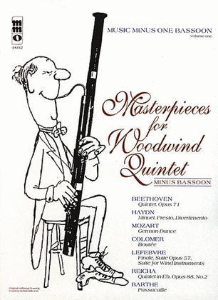 Book cover for Masterpieces for Woodwind Quintet - Volume 1