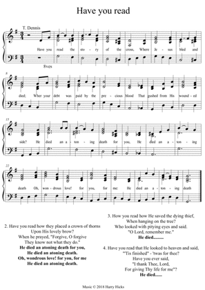 Have you read the story. A new tune to a wonderful old hymn.