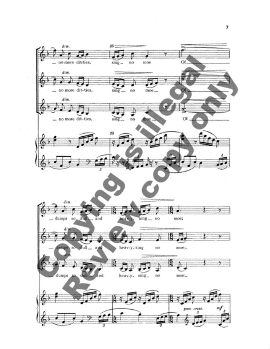 Sigh No More, Ladies Sigh No More, Ladies SSA scores gallery preview page 5