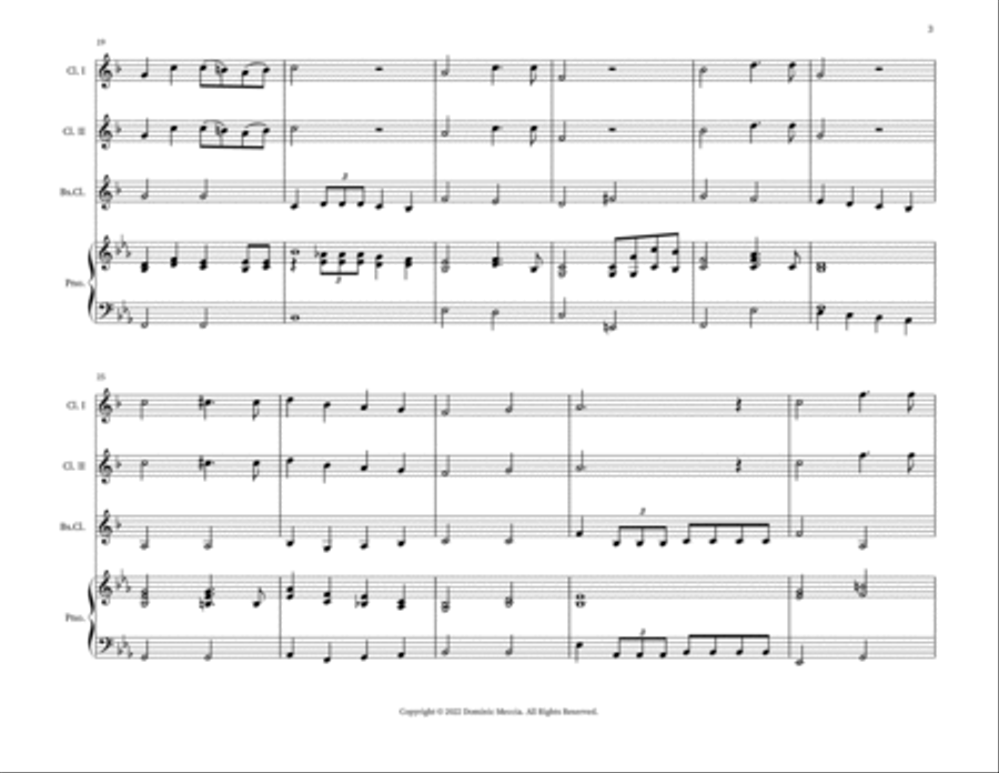 O Canada! Small Ensemble scores gallery preview page 3
