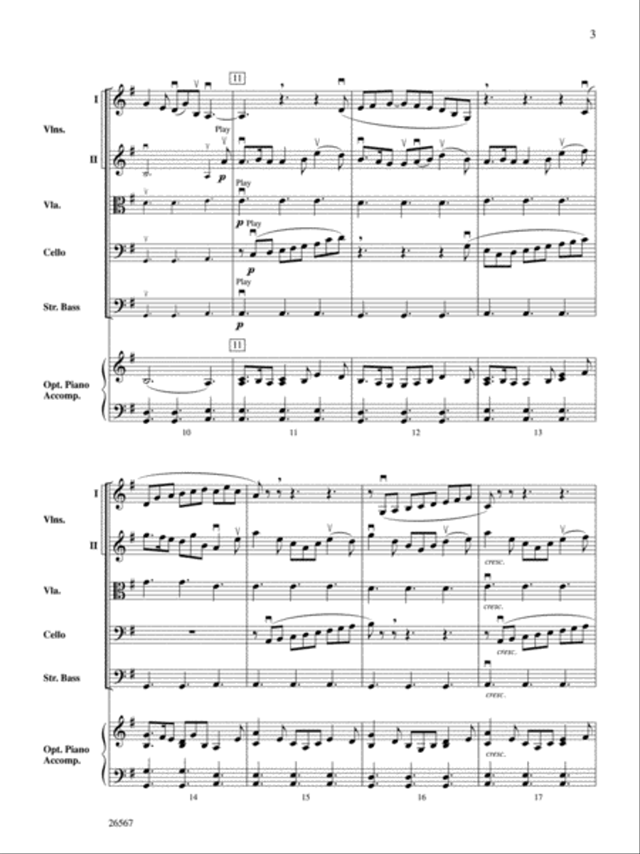 Seven Scottish Airs String Orchestra scores gallery preview page 3