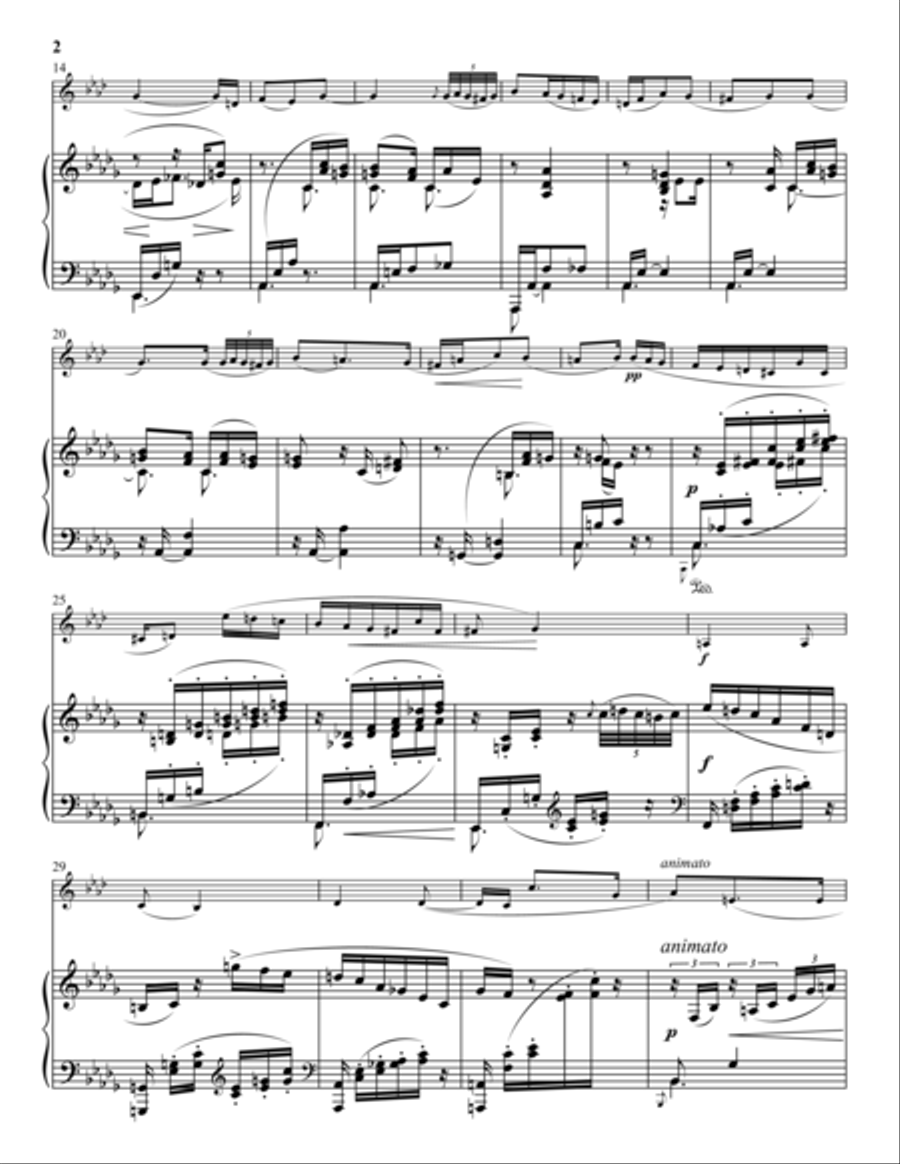 Drei Romanzen Piano Accompaniment scores gallery preview page 2
