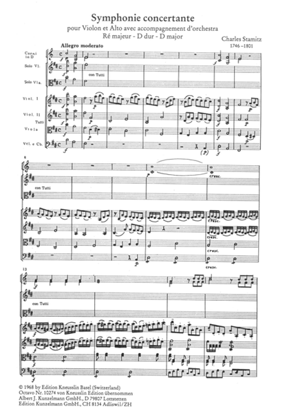 Sinfonia concertante in D major
