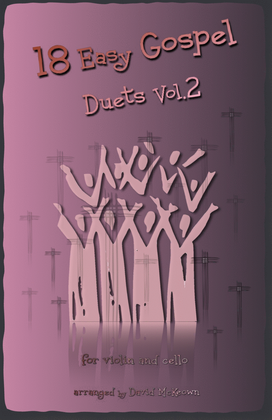 Book cover for 18 Easy Gospel Duets Vol.2 for Violin and Cello