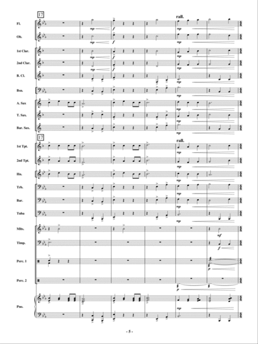 Invincible Concert Band scores gallery preview page 4