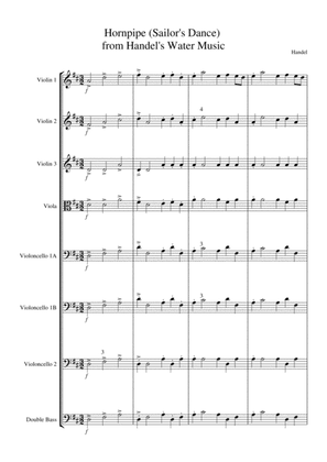Hornpipe from the Water Music (for Junior Strings)