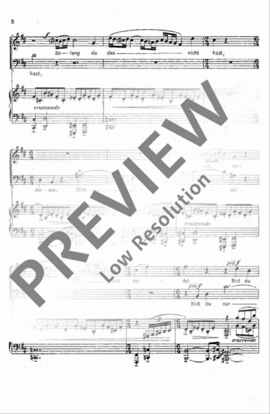 6 Gedichte Baritone Horn scores gallery preview page 9