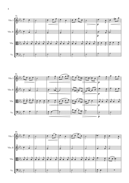 Capricho Catalan arranged for String Quartet image number null