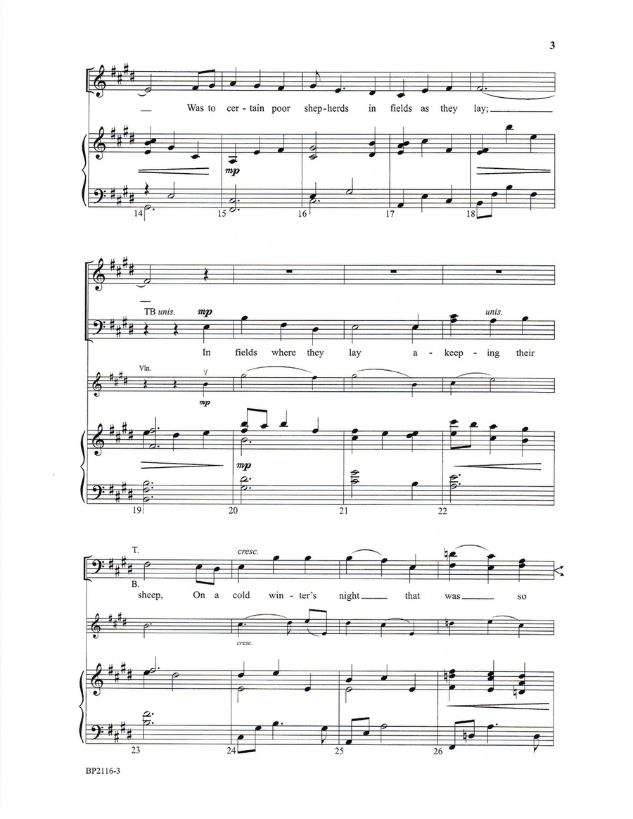 The First Noel - Huish 4-Part scores gallery preview page 3