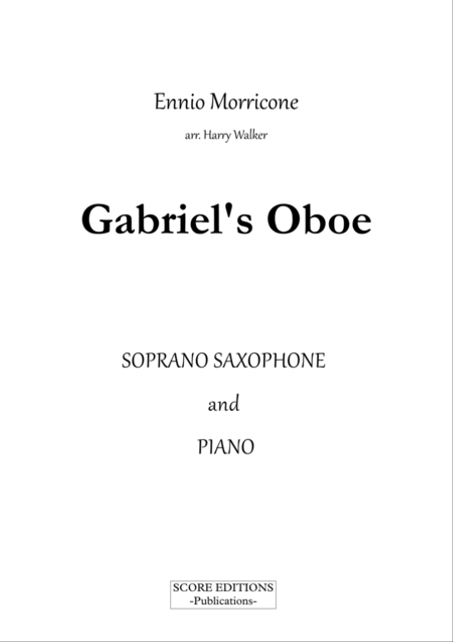 Gabriel's Oboe Soprano Saxophone scores gallery preview page 2