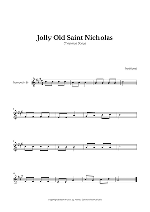 Jolly Old Saint Nicholas for Easy Trumpet Solo