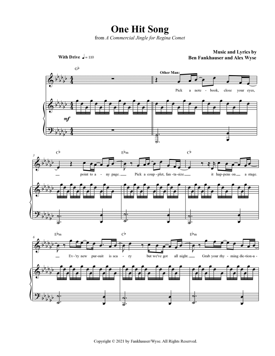 One Hit Song Voice scores gallery preview page 1