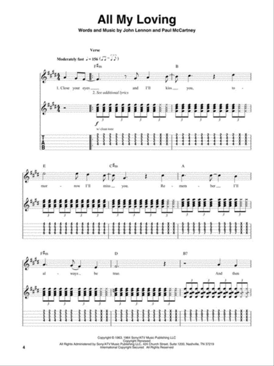 The Beatles Acoustic Guitar scores gallery preview page 3