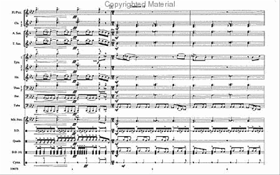 Whipping Post Marching Band scores gallery preview page 3