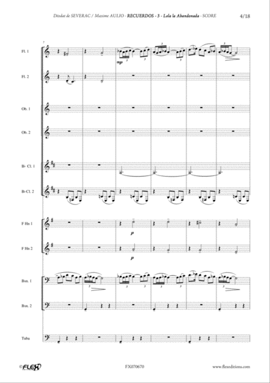 Lola la Abandonada Lola la Abandonada English Horn scores gallery preview page 4