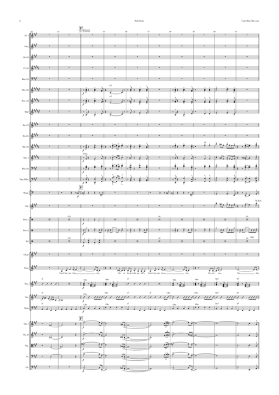 Can't Buy Me Love Full Orchestra scores gallery preview page 6