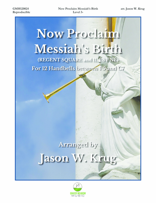 Book cover for Now Proclaim Messiah's Birth (for 12 handbells)