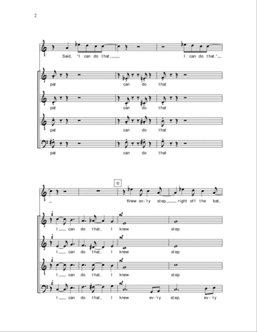 I Can Do That I Can Do That 4-Part scores gallery preview page 2