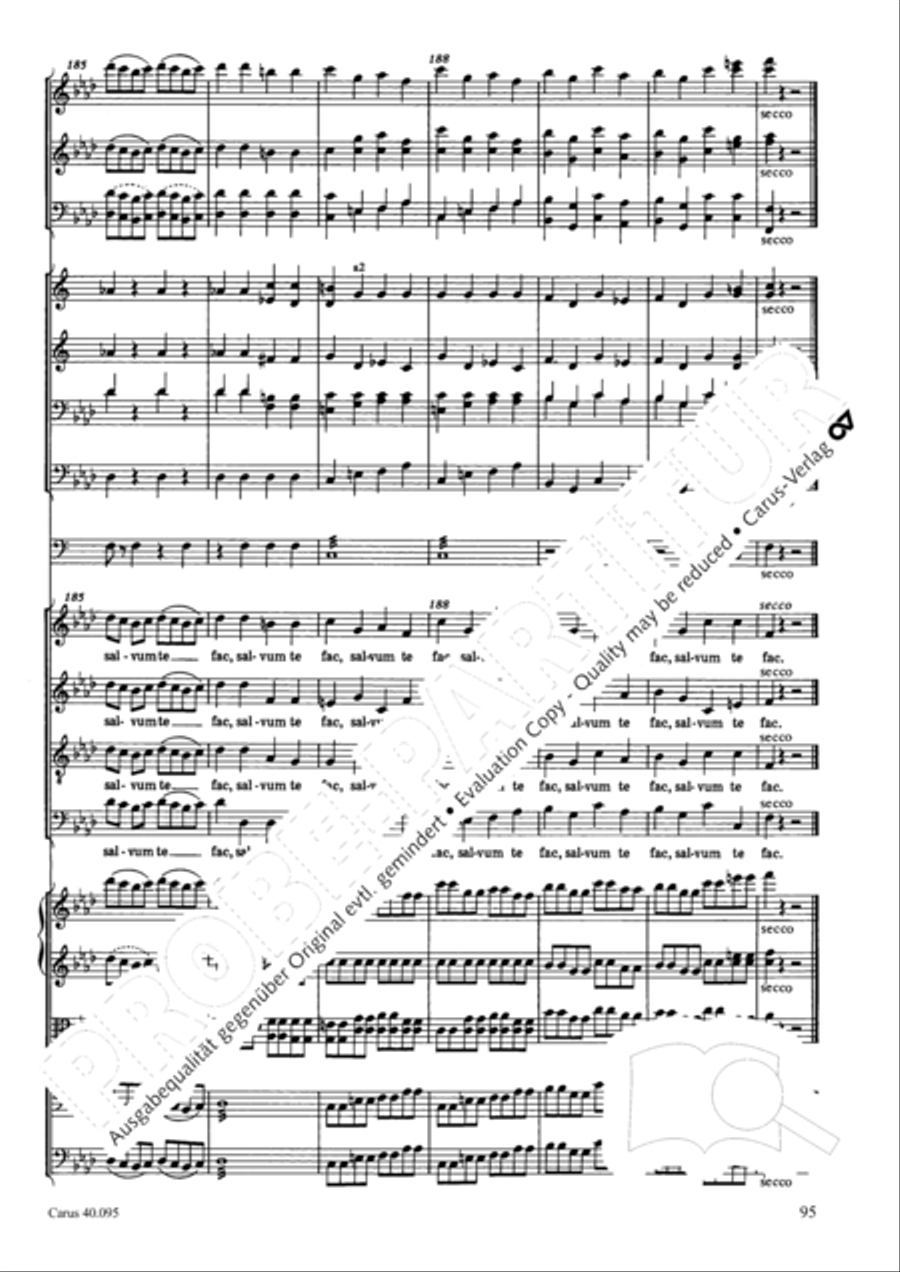 The Seven Words (Die Sieben Worte) 4-Part scores gallery preview page 110