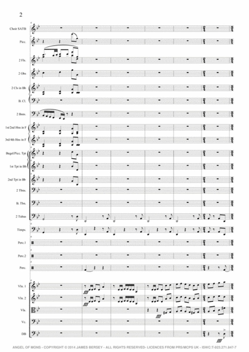 Angel of Mons - Score Only
