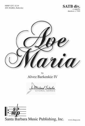 Book cover for Ave Maria - SATB divisi a cappella Octavo