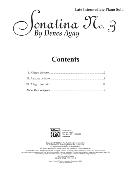 Sonatina No. 3