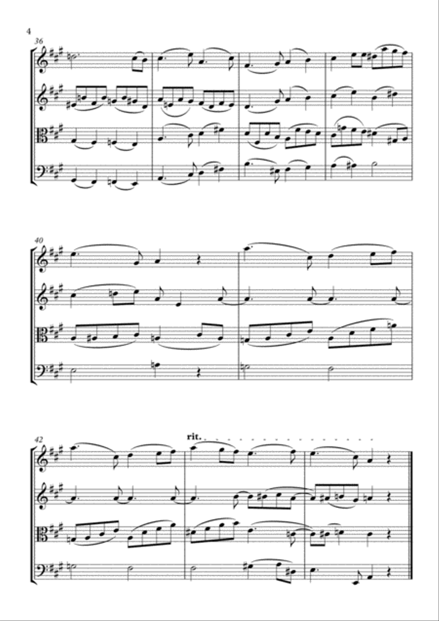 Du Ring String Quartet scores gallery preview page 4