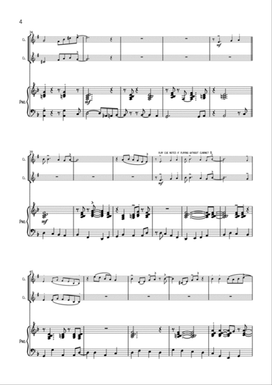 We Three Kings Woodwind Duet scores gallery preview page 4