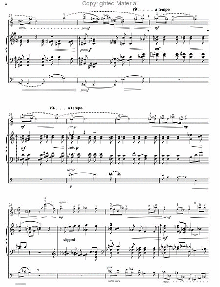 Serenade Piano Trio scores gallery preview page 4
