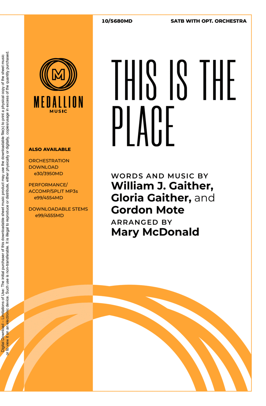This is the Place This is the Place 4-Part scores gallery preview page 1