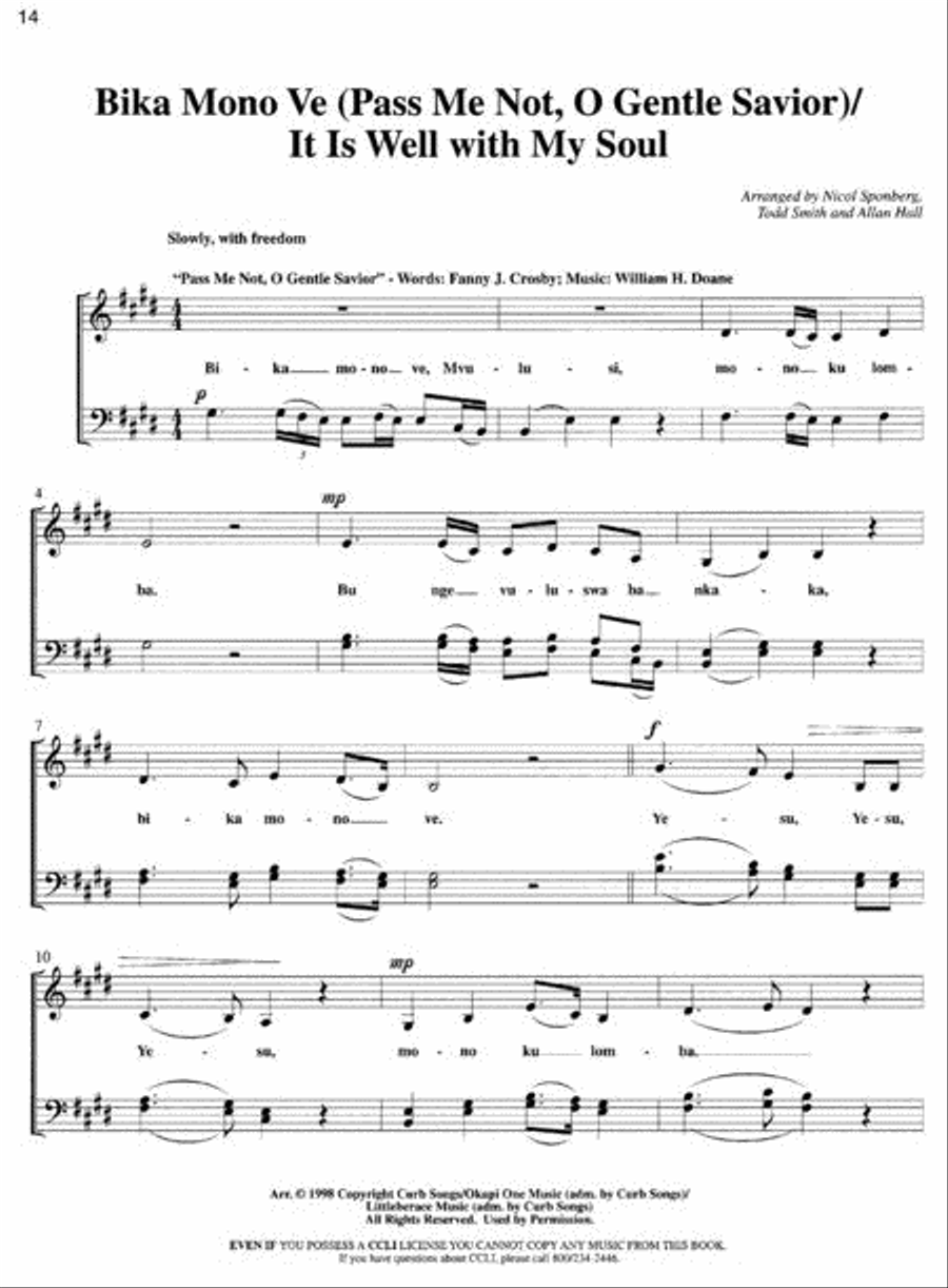 Greatest Hymns - Vocal Folio Piano, Vocal, Guitar scores gallery preview page 2