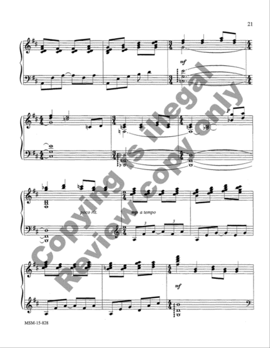 Wondrous Love Wondrous Love Easy Piano scores gallery preview page 8