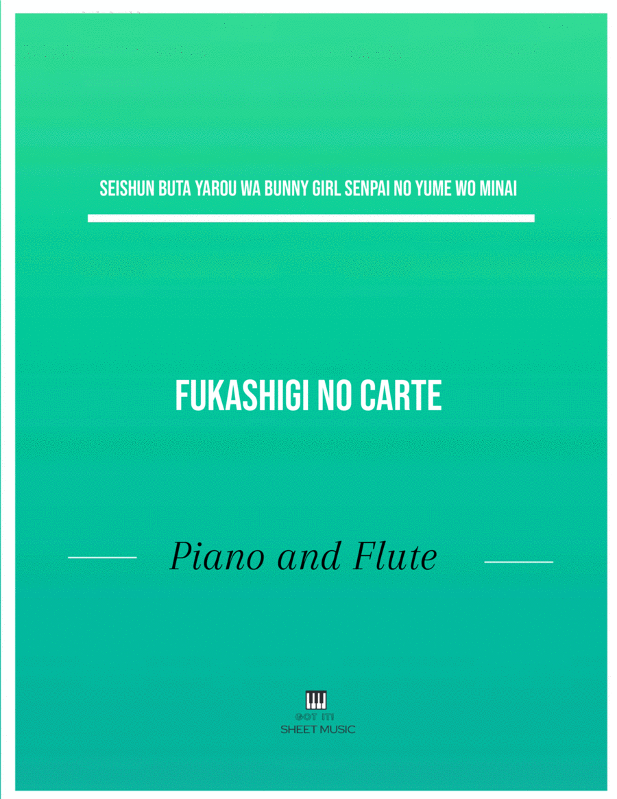 Fukashigi No Carte Small Ensemble scores gallery preview page 1
