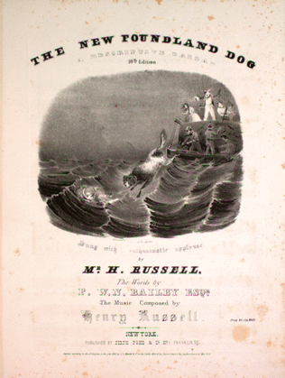 The New Foundland Dog. A Descriptive Ballad