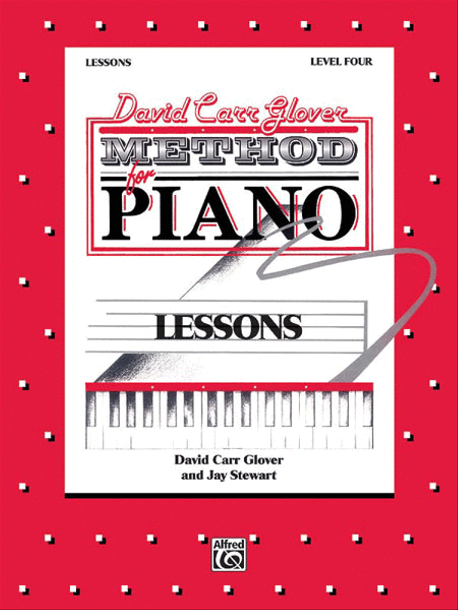 David Carr Glover Method for Piano Lessons Piano Method scores gallery preview page 1