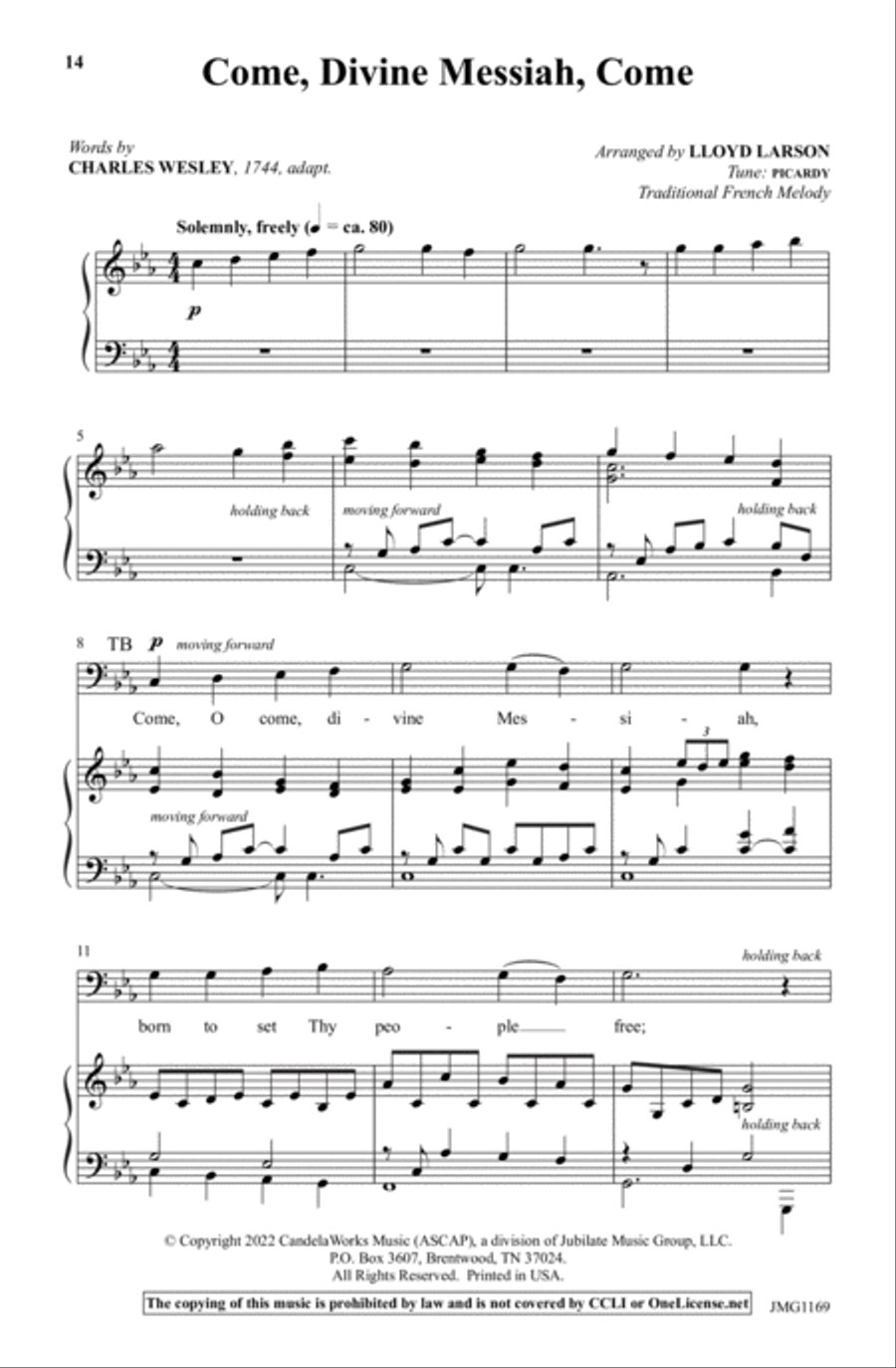 The Gift The Gift 4-Part scores gallery preview page 13