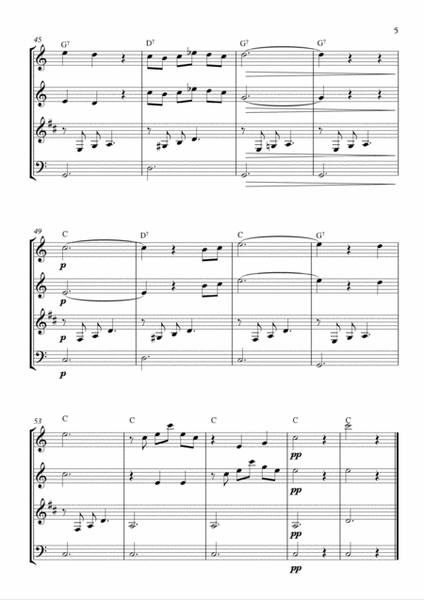 Ave Maria - Schubert - Woodwind Quartet with chords image number null