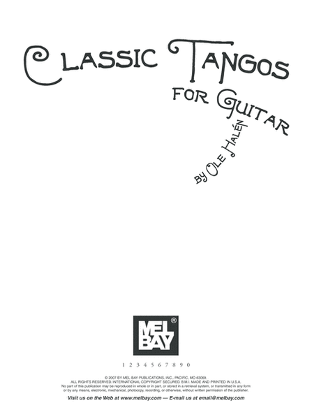 Classic Tangos for Guitar