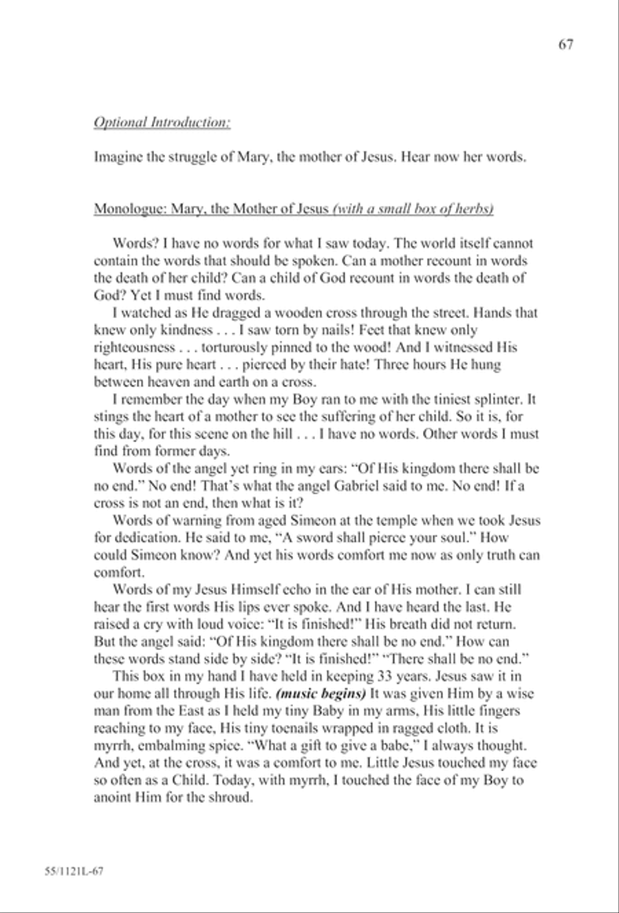 Touched by the Christ Touched by the Christ 3-Part scores gallery preview page 68