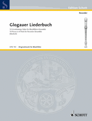 Book cover for Glogauer Liederbuch
