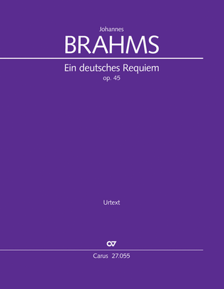 Book cover for Ein Deutsches Requiem (German Requiem)