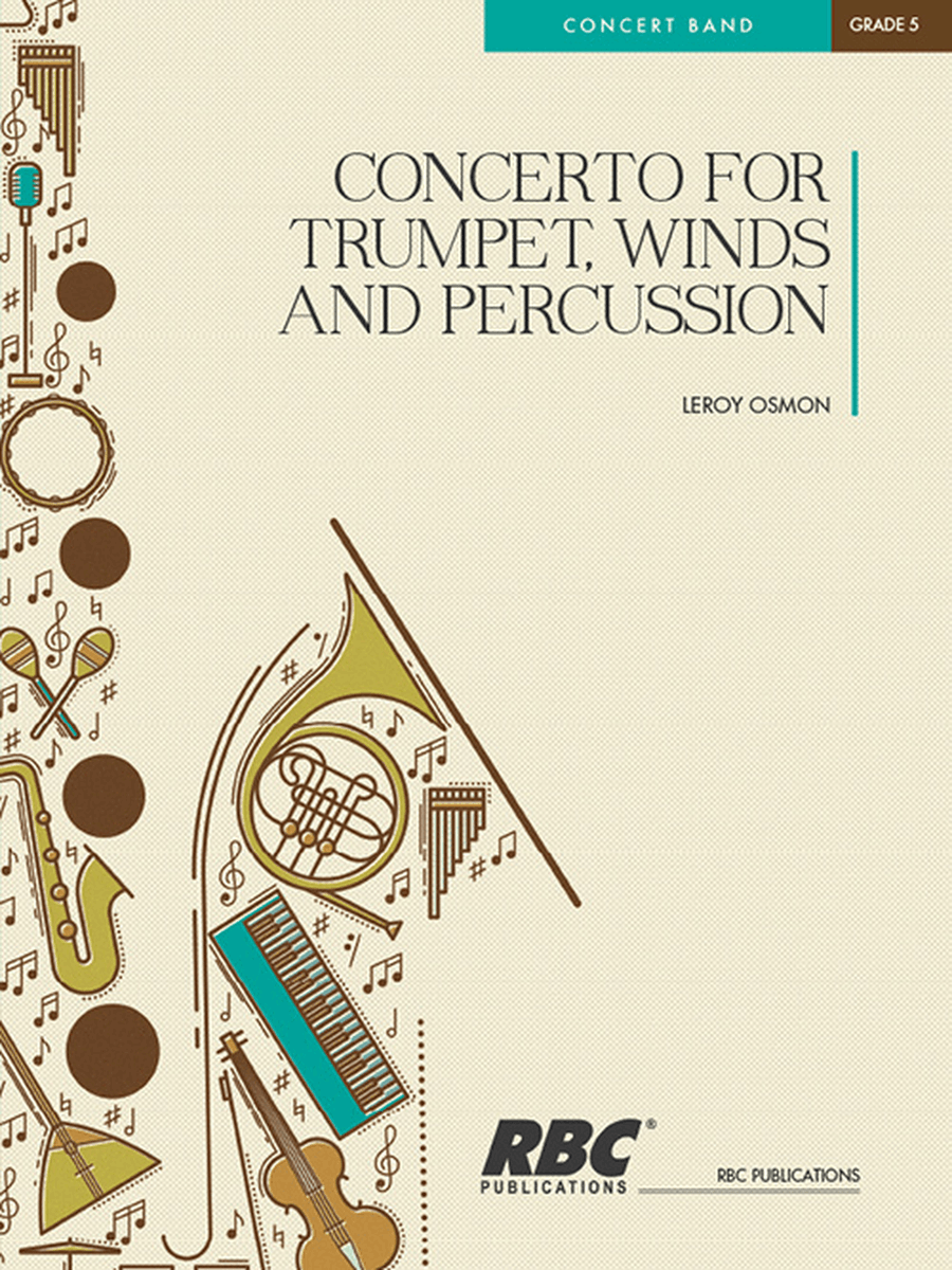 Concerto For Trumpet, Winds And Percussion Concert Band scores gallery preview page 1