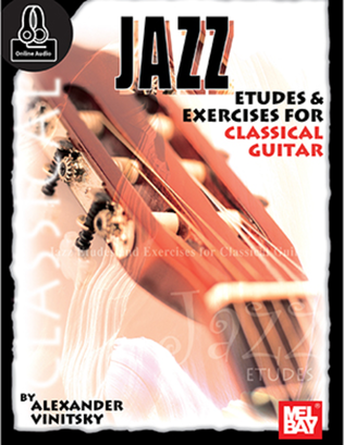 Book cover for Jazz Etudes and Exercises for Classical Guitar